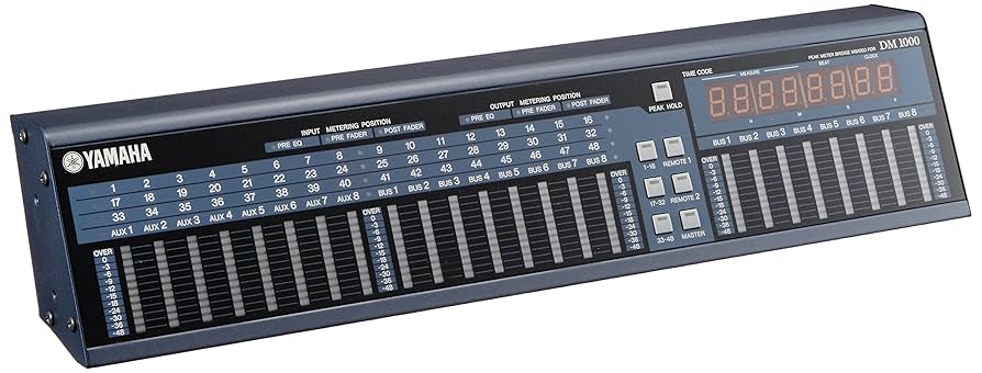 新品 yamaha MB1000 DM1000シリーズ専用メーターブリッジ Amazon.co.jp: ヤマハ DM1000シリーズ専用メーターブリッジ